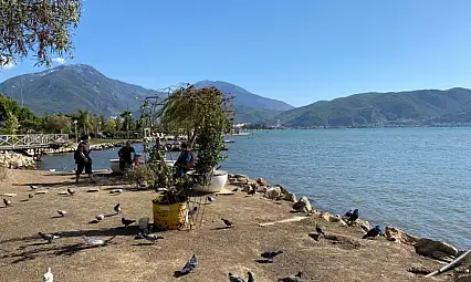 Fethiye Ördek Adası, Ekim Ayında yazdan kalma Günler Yaşanıyor