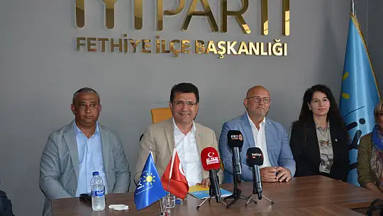 İYİ Partili Mehmet Tosun Fethiye'de