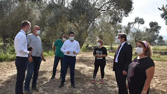 Vali Tavlı, tarım üreticilerini ziyaret etti