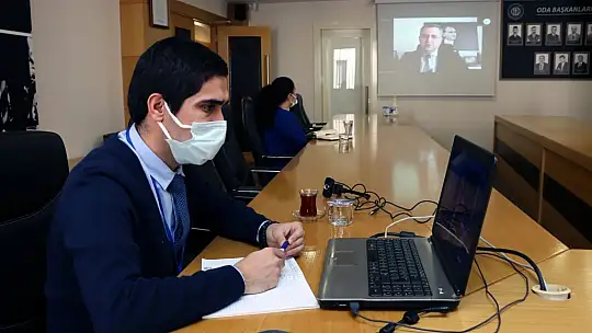 Online toplantıyla sektör sorunları konuşuldu