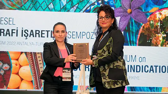 ULUSLARARASI COĞRAFİ İŞARETLER SEMPOZYUMU'NDA BÖLGEMİZİN ÜRÜNLERİ ANLATILDI