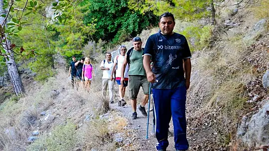 KAYMAKAM BALCI'DAN, ZORLU BÜYÜK ŞELALE YÜRÜYÜŞÜ