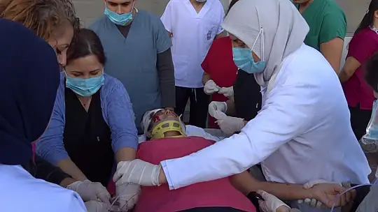 AFET PLANI TATBİKATI YAPILDI