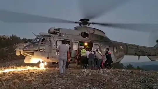 Menteşe'de yangına müdahale eden 2 kişi ağır yaralandı!