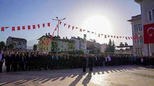 Seydikemer'de Atatürk, Vefatının 85'inci Yılında Anıldı