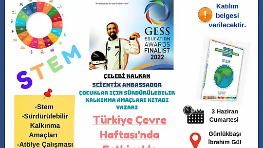 Yazar Kalkan, Çevre Haftası'nda Fethiye'ye Geldi