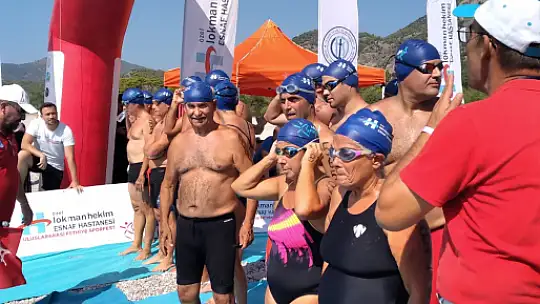 Fethiye Açık Su Yüzme Yarışı Ölüdeniz'de başladı