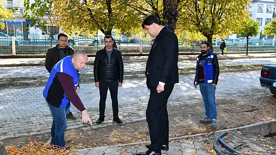 Karaca Yol Ve Altyapı Çalışmalarını Yerinde İnceledi