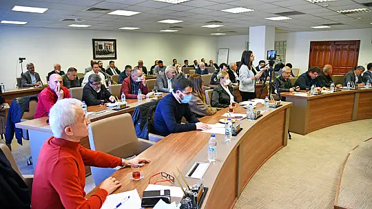 Belediye meclis toplantısı yapıldı