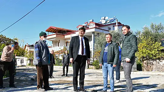 Karaca Yol Ve Altyapı Çalışmalarını Yerinde İnceledi