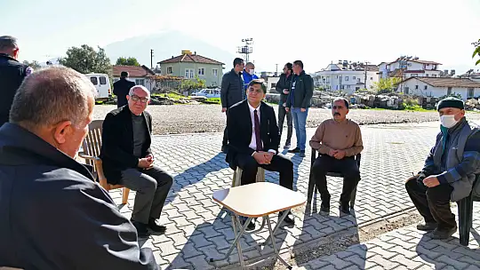 Karaca Yol Ve Altyapı Çalışmalarını Yerinde İnceledi