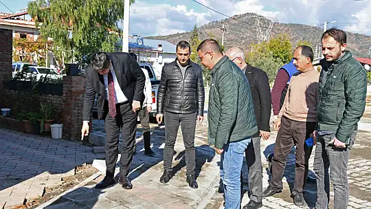 Karaca Yol Ve Altyapı Çalışmalarını Yerinde İnceledi