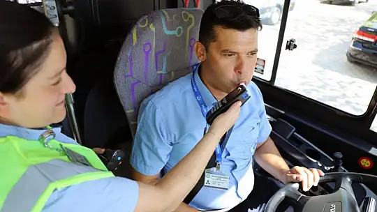 Güvenli Ulaşım için Otobüs Denetimlerine Devam Ediliyor