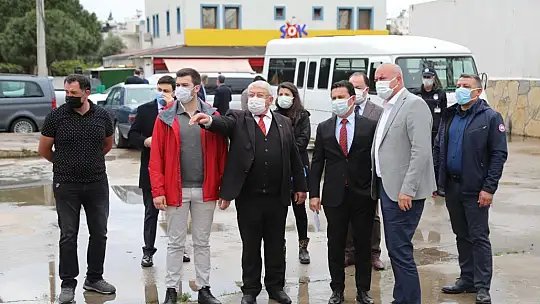 Başkan Aras, saha inceleme ve denetimlerine devam ediyor