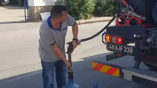 6 Bin 334 Ton Su Ulaştırıldı