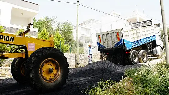 Bodrum Belediyesi, üst yapı çalışmalarına devam ediyor