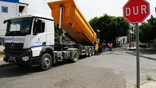 Bodrum Belediyesi, üst yapı çalışmalarına devam ediyor