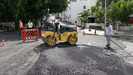 Bodrum Belediyesi, üst yapı çalışmalarına devam ediyor