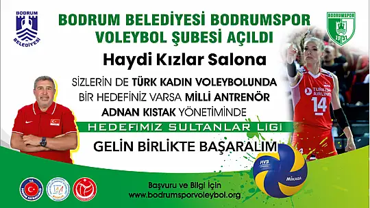 Bodrumspor voleybol şubesi kuruluşu basın toplantıyla duyuruldu