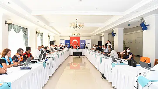 Afetlere Yardım ve Değerlendirme Toplantısı Düzenlendi