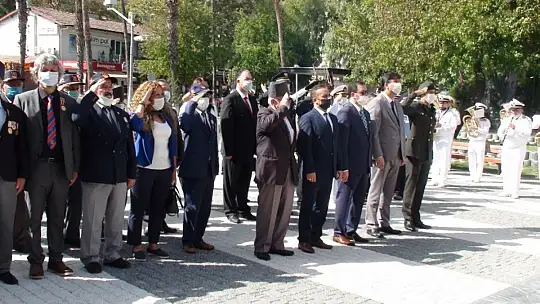 Fethiye'de Gaziler Günü törenle kutlandı