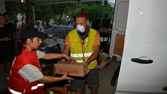 FTSO, yangın bölgelerine destek için seferber oldu