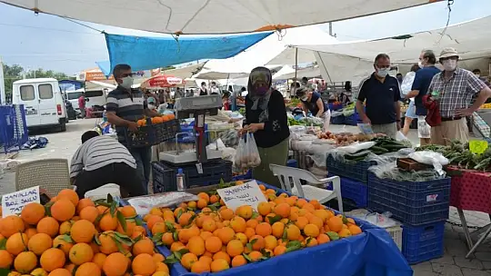 Pazarcılar memnun, vatandaş nefes aldı