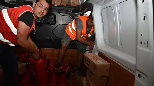 FTSO, yangın bölgelerine destek için seferber oldu