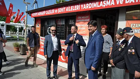 Gaziler Derneği'ne anlamlı ziyaret