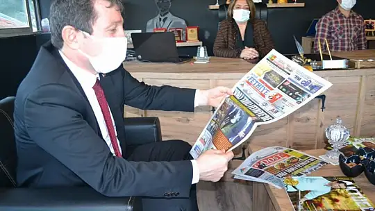 Vali Tavlı'dan İGD ve SED Medya'ya ziyaret