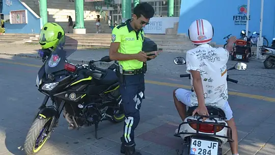 Trafiğe Kapalı Alanlarda Motor Kullananlara Ceza Yağdı