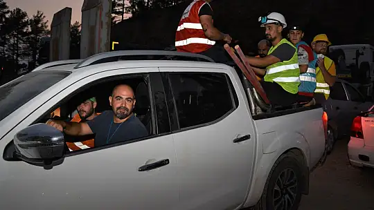 FTSO, yangın bölgelerine destek için seferber oldu