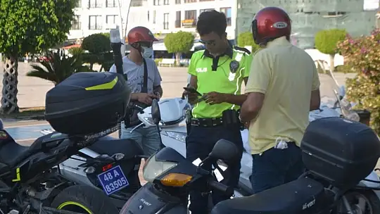 Trafiğe Kapalı Alanlarda Motor Kullananlara Ceza Yağdı