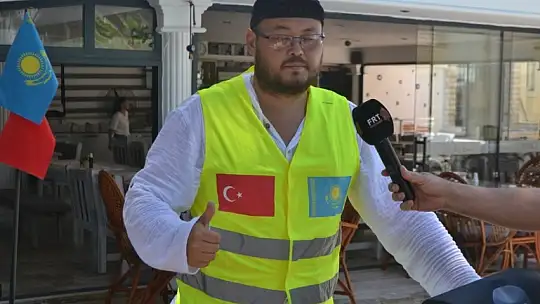 Türkiye Turuna Çıkan Kazak Bisikletçi Fethiye'de