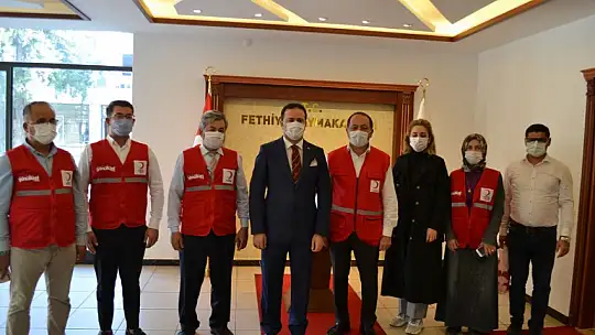 Başkan Tuna'dan, Kaymakam Fırat'a ziyaret