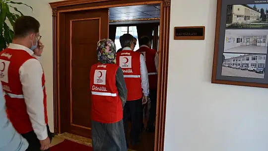 Başkan Tuna'dan, Kaymakam Fırat'a ziyaret