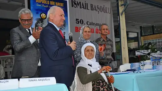 BAŞOĞLU'NUN 50 YILLIK HAYATI ÖDÜLLENDİRİLDİ