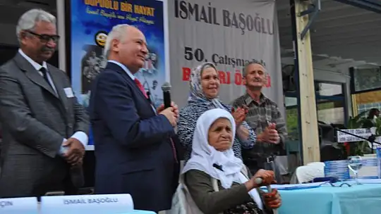 BAŞOĞLU'NUN 50 YILLIK HAYATI ÖDÜLLENDİRİLDİ