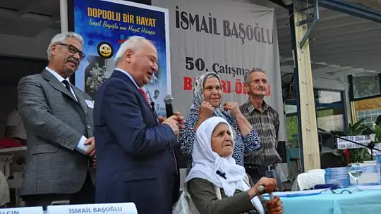 BAŞOĞLU'NUN 50 YILLIK HAYATI ÖDÜLLENDİRİLDİ
