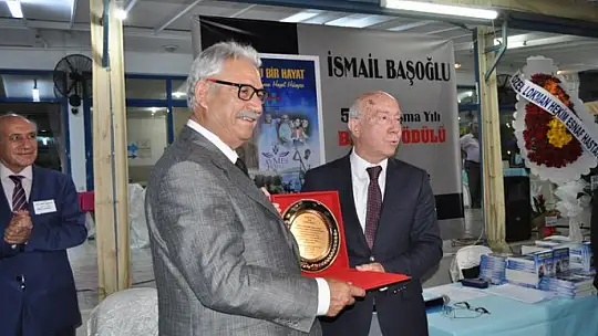BAŞOĞLU'NUN 50 YILLIK HAYATI ÖDÜLLENDİRİLDİ