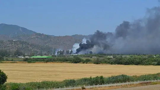 Dalaman Mopak Kağıt Fabrikasında yangın