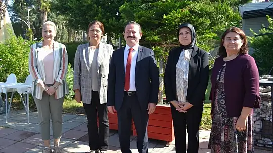 İlk toplantılarını İlçe Başkanı Öztürk ile yaptılar 