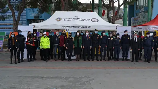 Kaymakamdan emniyet standına ziyaret