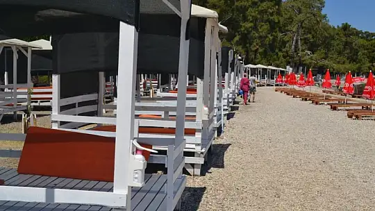 Büyük Samanlık Plajı Engelsiz Plaj olarak da hizmet veriyor