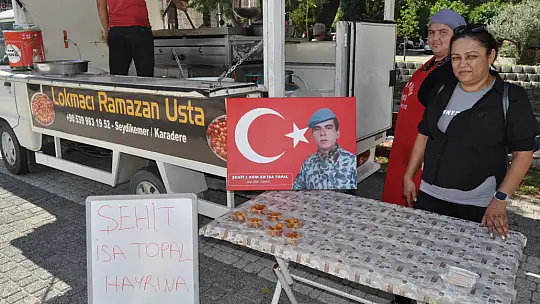 Şehit Hayrına Lokma Dağıtıldı