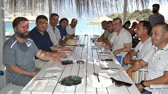 Ölüdeniz Kumburnu Plajı'na Başkanlardan 'Hayırlı Olsun' Ziyareti