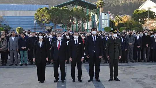 Fethiye'de Atatürk saygı ile anıldı