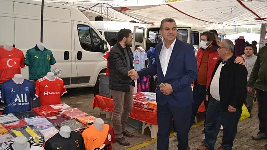 Başkan Adayı Çalhan Esnaf İle Buluştu