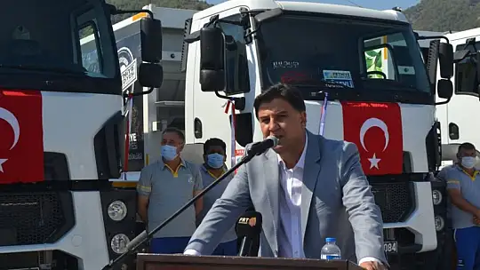 Fethiye Belediyesi araç filosuna 38 adet yeni araç kattı