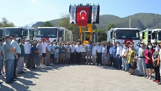 Fethiye Belediyesi araç filosuna 38 adet yeni araç kattı